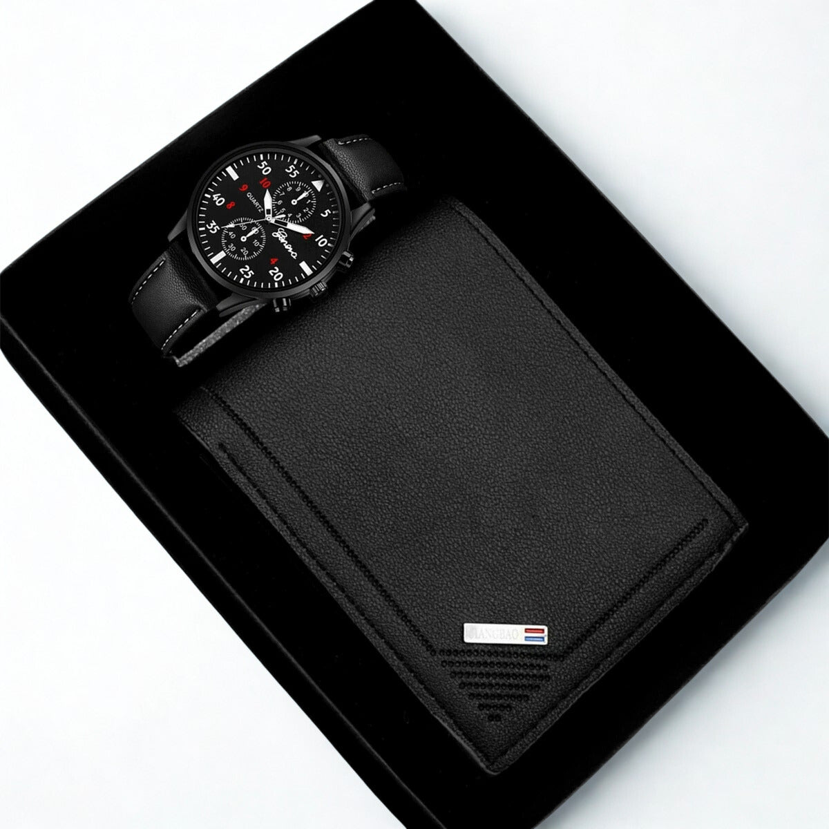 Set Reloj y Cartera de cuero