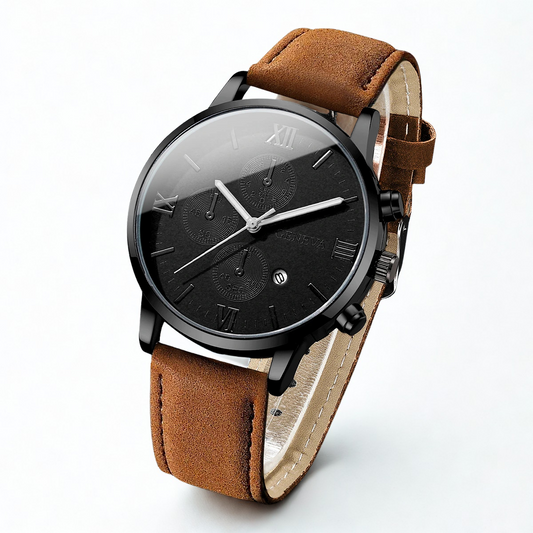 Reloj de cuarzo con cristal templado